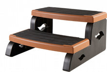 Lade das Bild in den Galerie-Viewer, 2 Stufige Spa Treppe mit Antirutsch Profil ( Whirlpool Treppe mit 2 Stufen)