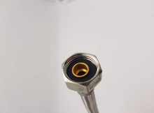 Lade das Bild in den Galerie-Viewer, Panzerschlauch in 1/2 zoll mit Überwurfmutter Innen Ø 8,5 mm