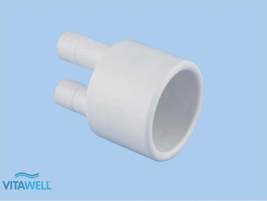 T-Stück für Luftleitung / Luftverteilung von 32 mm auf 12 mm